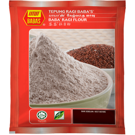 BABAS RAGI FLOUR-500GM